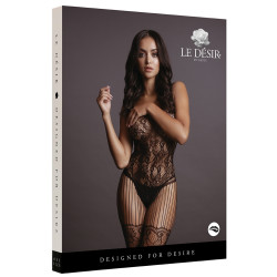 Le Désir Combin sexy Lace Fishnet Noir